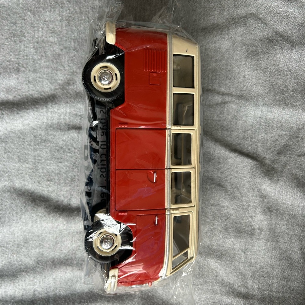 Volkswagen Red and Cream Toy Van